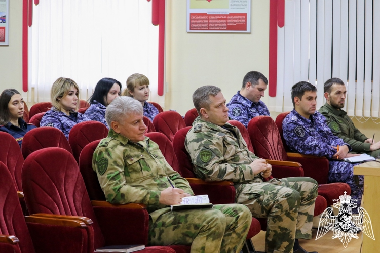 Семинар для руководителей групп по политической работе завершился в Управлении Росгвардии по Ставропольскому краю