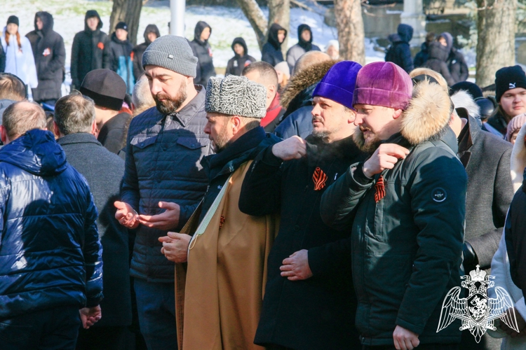Офицеры Росгвардии приняли участие в торжественных мероприятиях в честь 83-й годовщины освобождения Ставрополя
