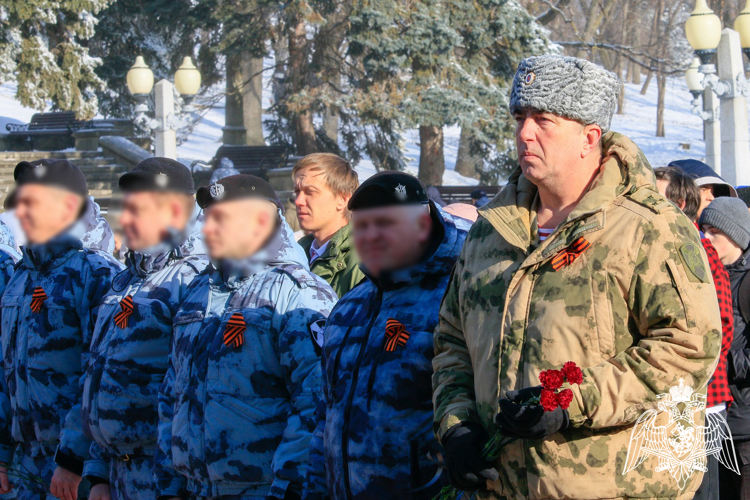 Офицеры Росгвардии приняли участие в торжественных мероприятиях в честь 83-й годовщины освобождения Ставрополя