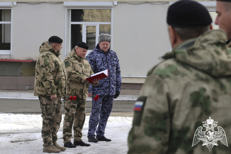 На Ставрополье сотрудники Росгвардии почтили память погибших коллег