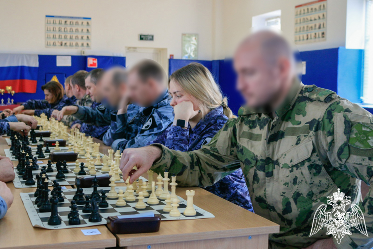 На Ставрополье прошел чемпионат территориального органа Росгвардии по шахматам