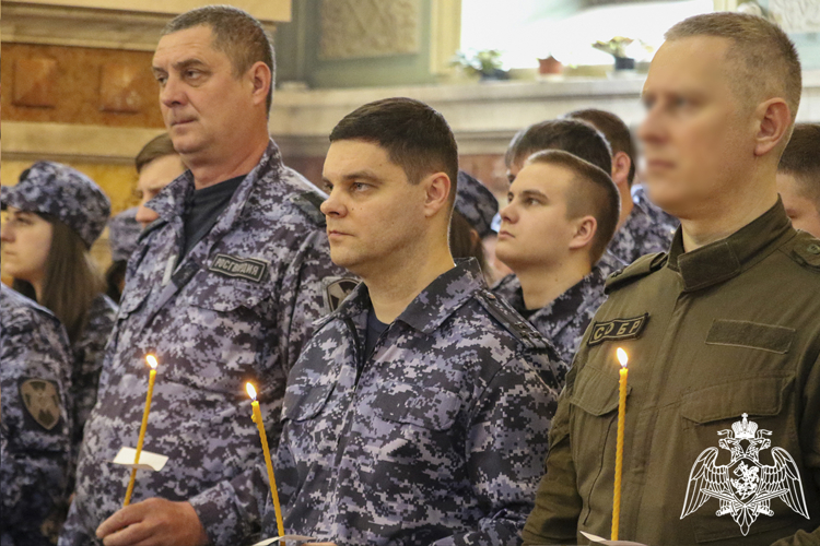 Великопостное молитвенное стояние за воинов Росгвардии прошло на Ставрополье