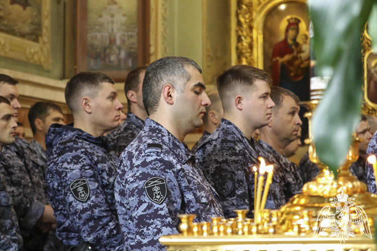 Великопостное молитвенное стояние за воинов Росгвардии прошло на Ставрополье