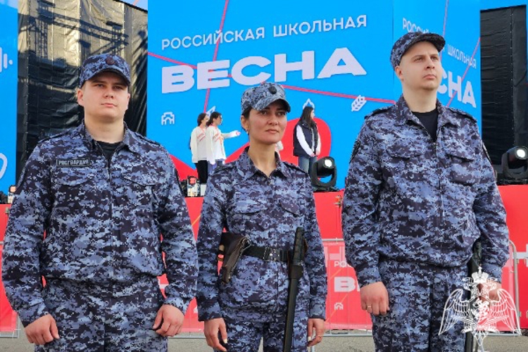 Росгвардейцы обеспечили безопасность всероссийского фестиваля «Российская школьная весна» в Ставрополе