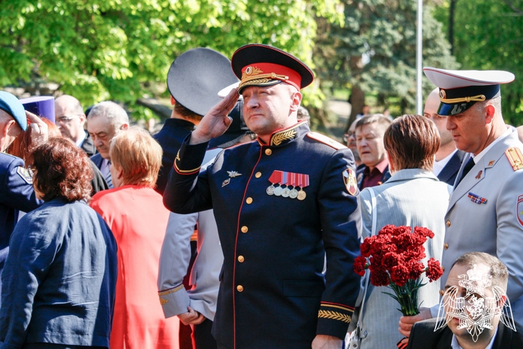 На Ставрополье руководитель краевого Управления Росгвардии принял участие в торжествах в честь 81-й годовщины Великой Победы