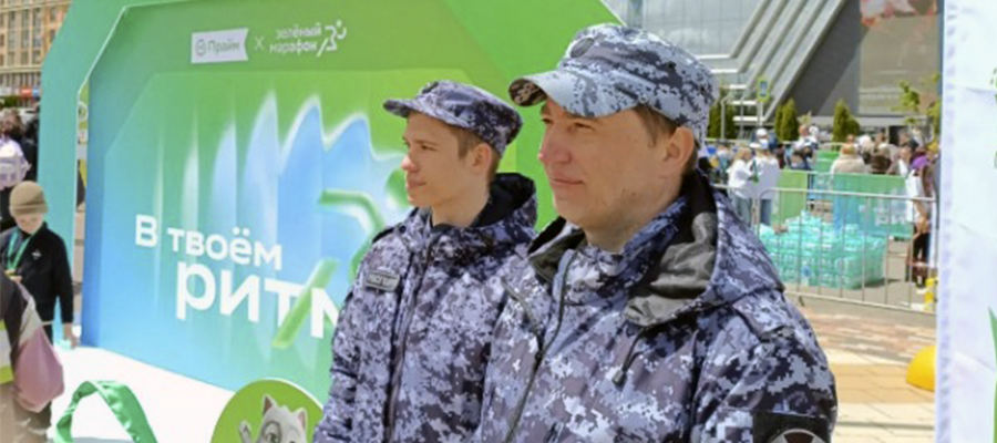 В Ставрополе росгвардейцы обеспечили правопорядок на "Зеленом марафоне"