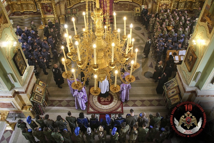 Великопостное молитвенное стояние за воинов Росгвардии прошло на Ставрополье