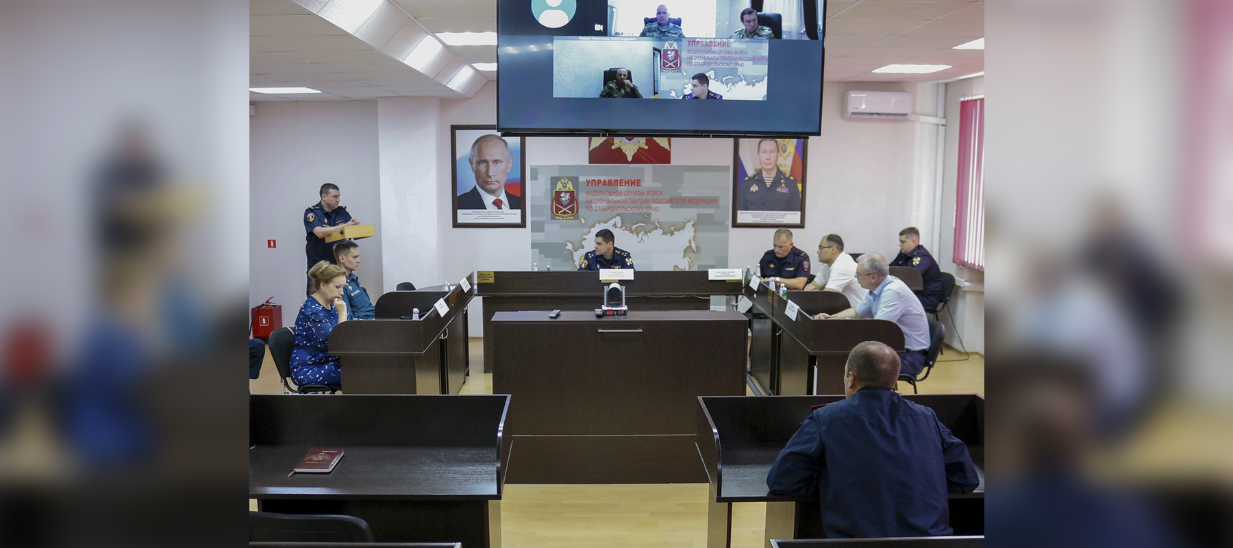 На Ставрополье обсудили вопросы участия Росгвардии в обеспечении правопорядка в День знаний и Единый день голосования