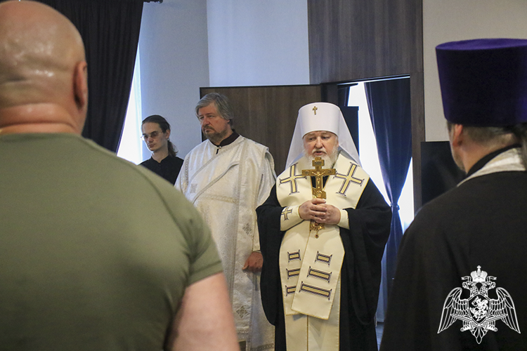 На Ставрополье здание краевого Управления Росгвардии освятил Митрополит Ставропольский и Невинномысский Кирилл