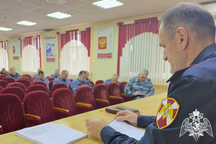 В Управлении Росгвардии по Ставропольскому краю завершился первый этап итоговой проверки  за 2026 год