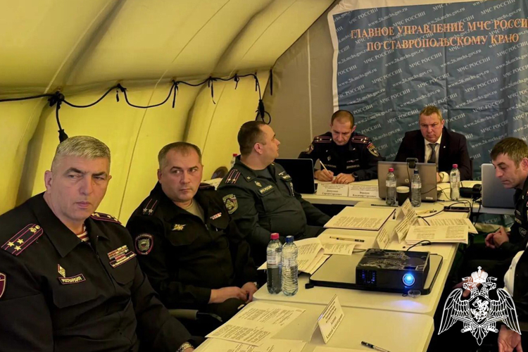 В Ставрополе сотрудники и военнослужащие Росгвардии принимают участие во Всероссийской штабной тренировке по гражданской обороне