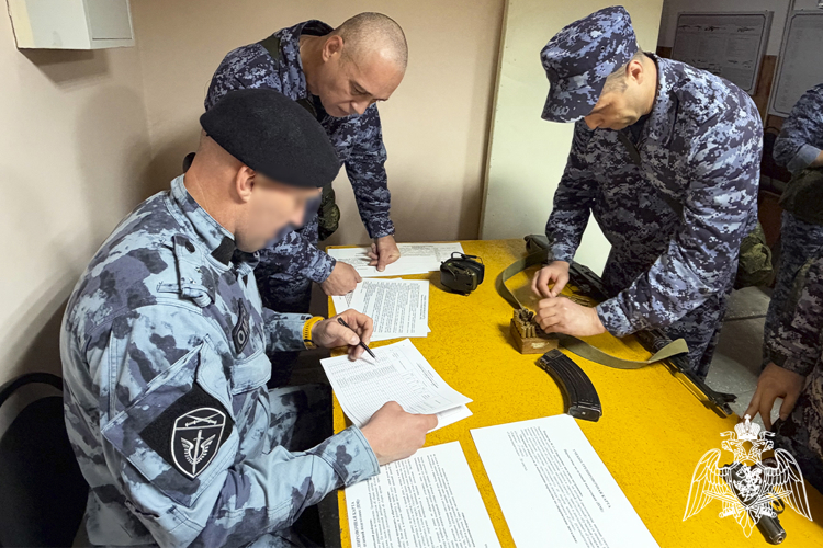В Управлении Росгвардии по Ставропольскому краю завершился первый этап итоговой проверки  за 2026 год