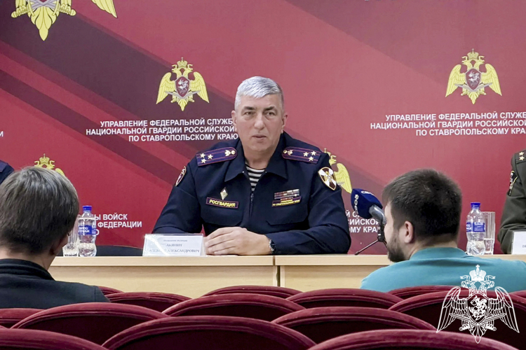 В Управлении Росгвардии по Ставропольскому краю состоялся брифинг с журналистами региональных СМИ